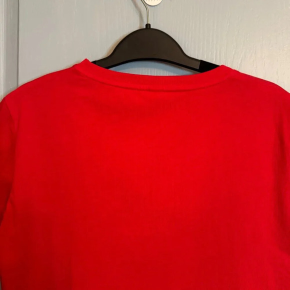 Moschino Swim Shirt Size Small Women's Red Sunny Milano Graphic  Summer Designer - Picture 7 of 14